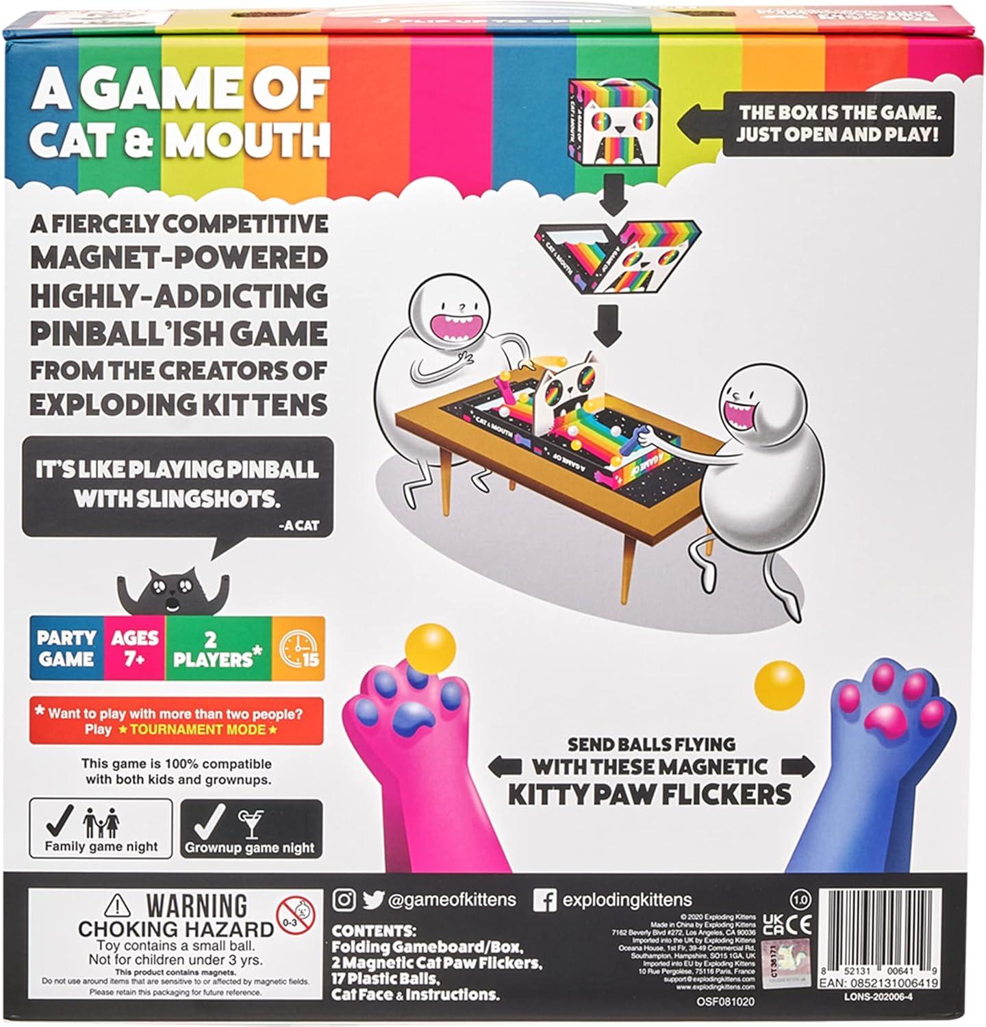 imageA Game of Cat and Mouth by Exploding Kittens  Card Game for Adults Family Teens and Kids
