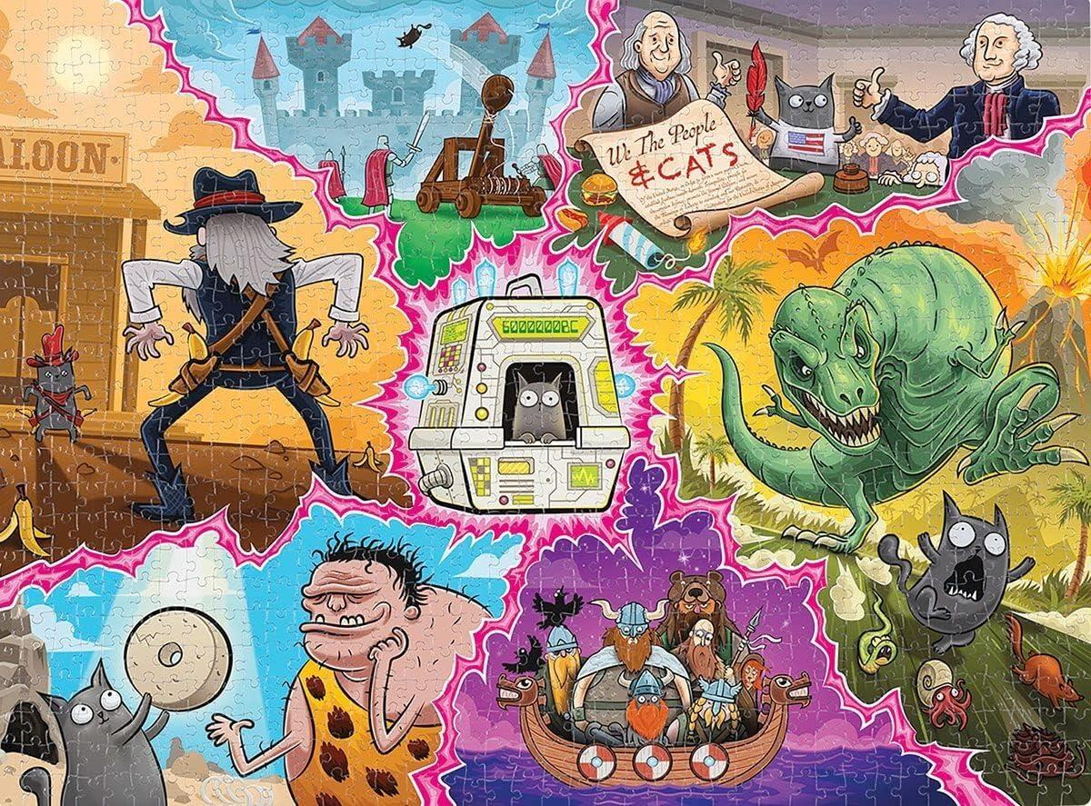 imageCat in The Mirror Jigsaw Puzzle by Exploding Kittens  1000 Pieces Ideal for Adults Teens and Kids  A Funny and Artistic CatThemed PuzzlePUZZLE  A Tinkle in Time 1000