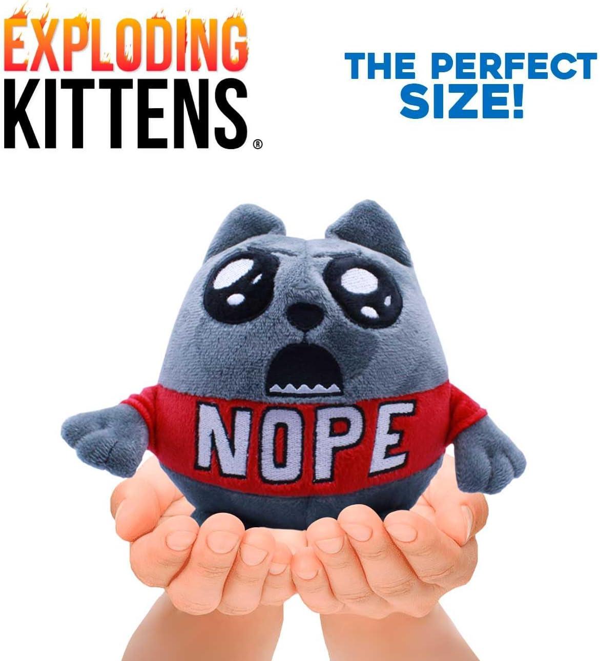 imageExploding Kittens 6 Plush  Tacocat  Official Licensed Soft Toy  Soft Plush Collectible for Kids ampamp FansNope Cat