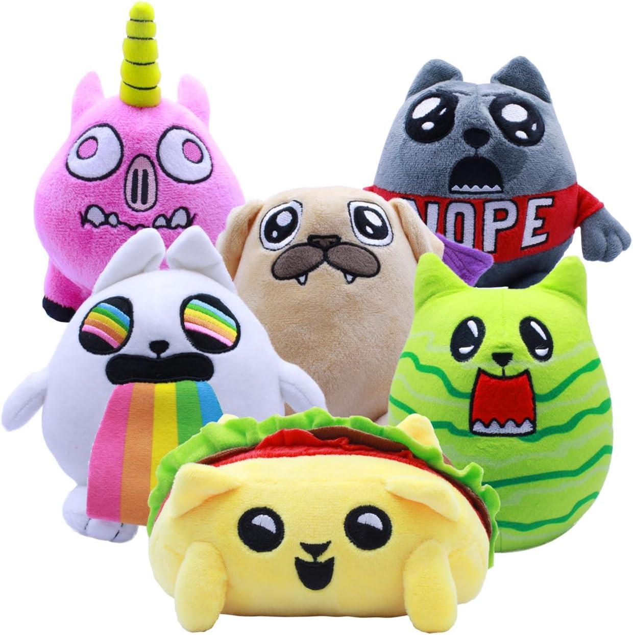 imageExploding Kittens 6 Plush  Tacocat  Official Licensed Soft Toy  Soft Plush Collectible for Kids ampamp FansTaco Cat