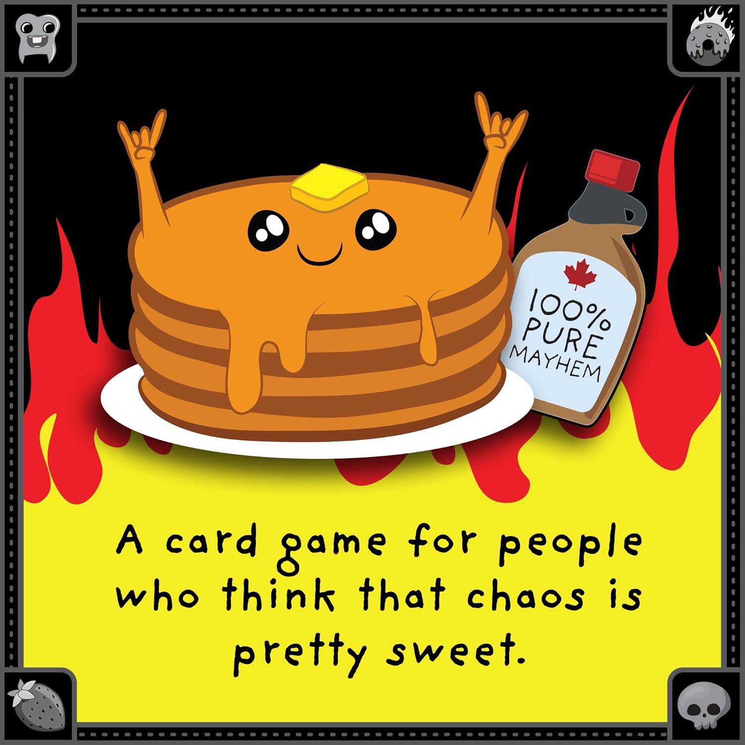 imageExploding Kittens Anarchy Pancakes 26 Players  Ages 7  5 Minutes to Play  Strategic and Chaotic Card Game  Party Game Family Game Night Kid and Adult Card Game