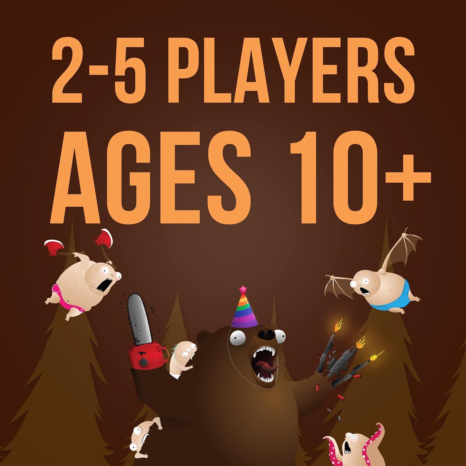 imageExploding Kittens Bears vs Babies 25 Players  Ages 10  20 Minutes to Play  Monster Building Card Game  Party Game Family Game Night Kid and Adult Card GameBears vs Babies
