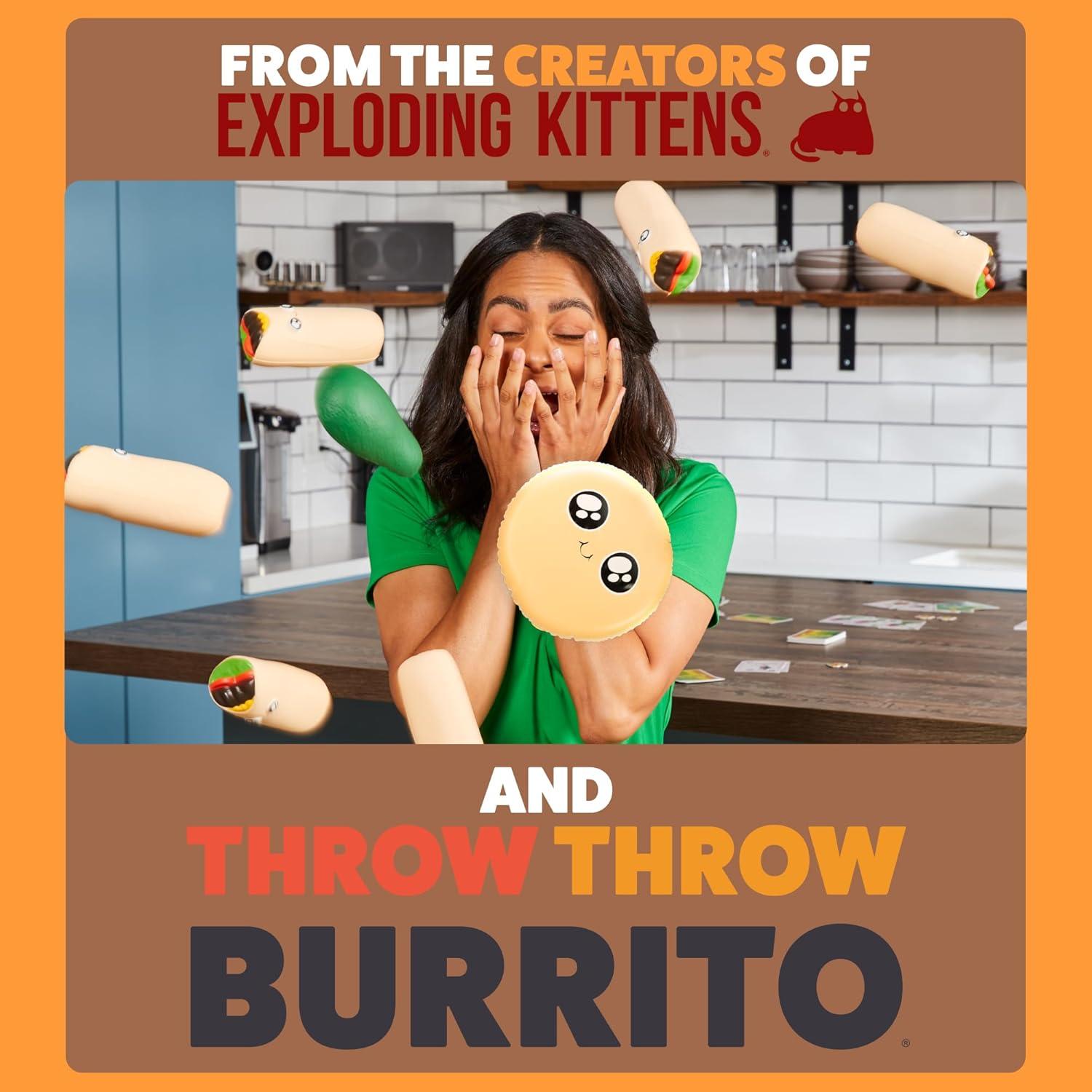 imageExploding Kittens Block Block Burrito Expansion Pack 26 Players  Ages 7  15 Minutes to Play  Original Game Required Inflatable Shields  Party ampamp Family Card Games for Kid ampamp Adults
