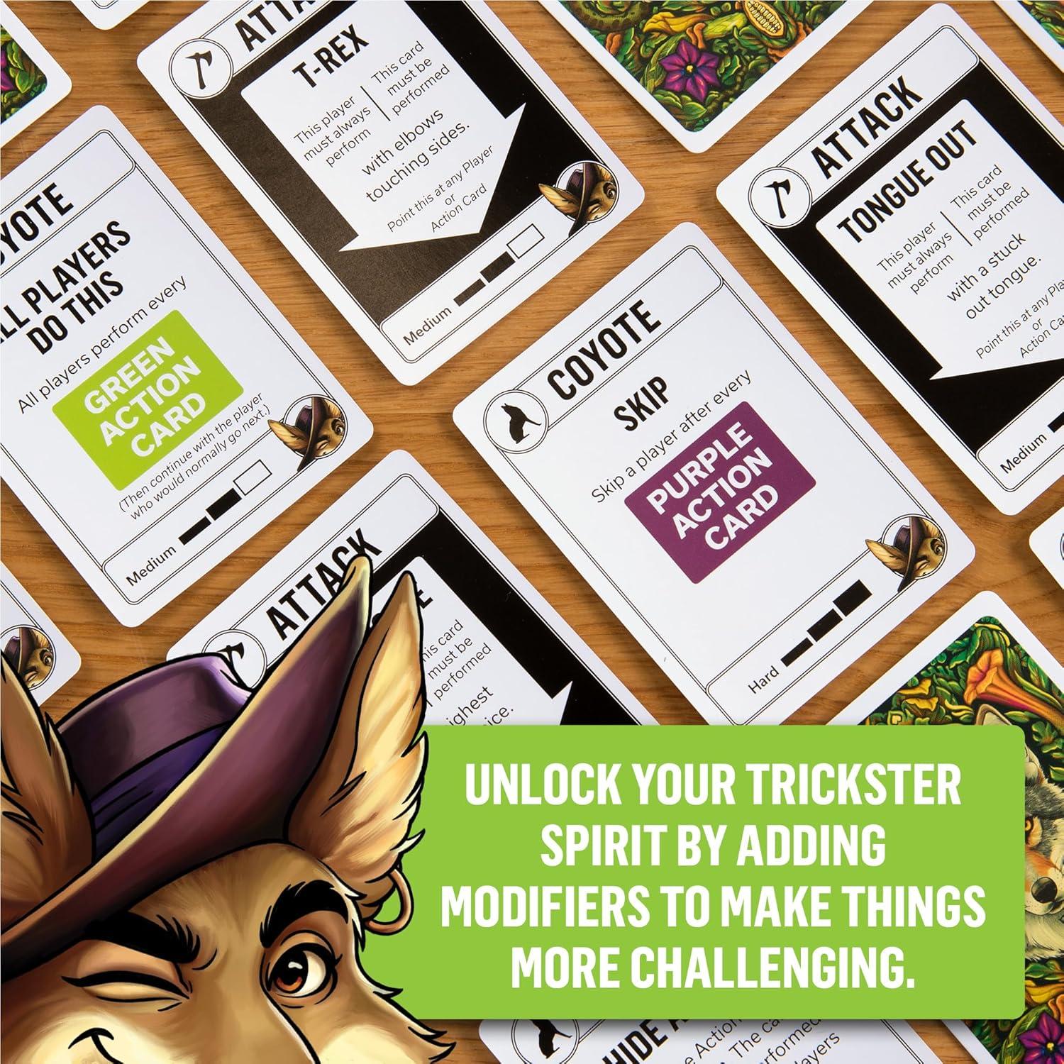 imageExploding Kittens Coyote Created by Tim Ferriss Special Edition Large Box Includes 6 Unique Action Cards a Challenge Party for 38 Players Ages 10 and Up Great for Family Night