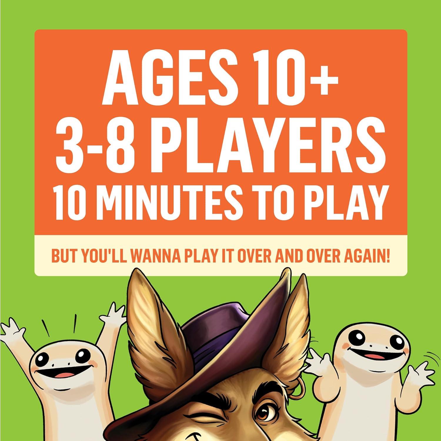 imageExploding Kittens Coyote Created by Tim Ferriss Special Edition Large Box Includes 6 Unique Action Cards a Challenge Party for 38 Players Ages 10 and Up Great for Family Night