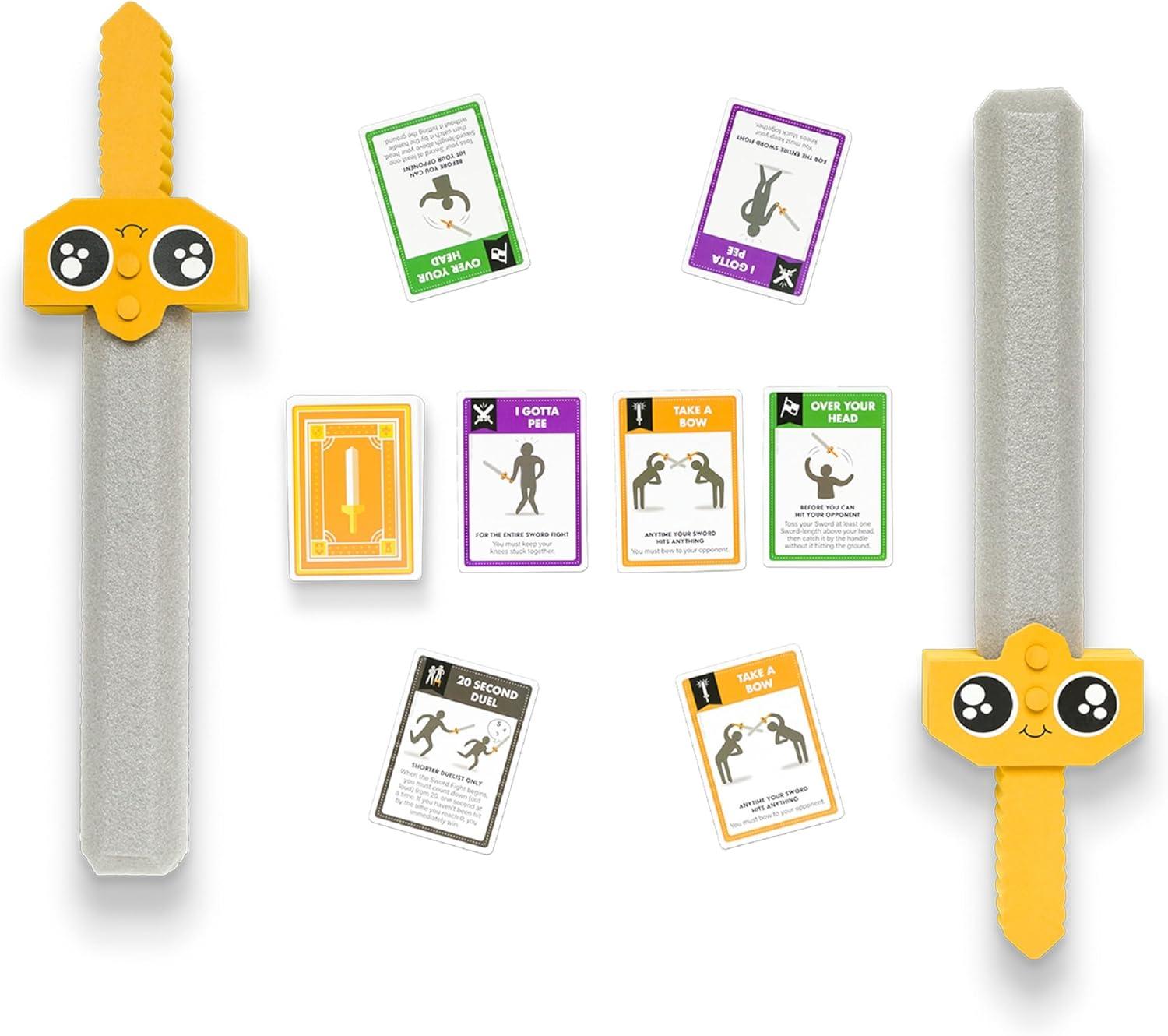 imageExploding Kittens Lets Hit Each Other with Fake Swords 36 Players  Ages 7  15 Minutes to Play  A Sword Fighting Card Game  Party Game Family Game Night Kid and Adult Card Game
