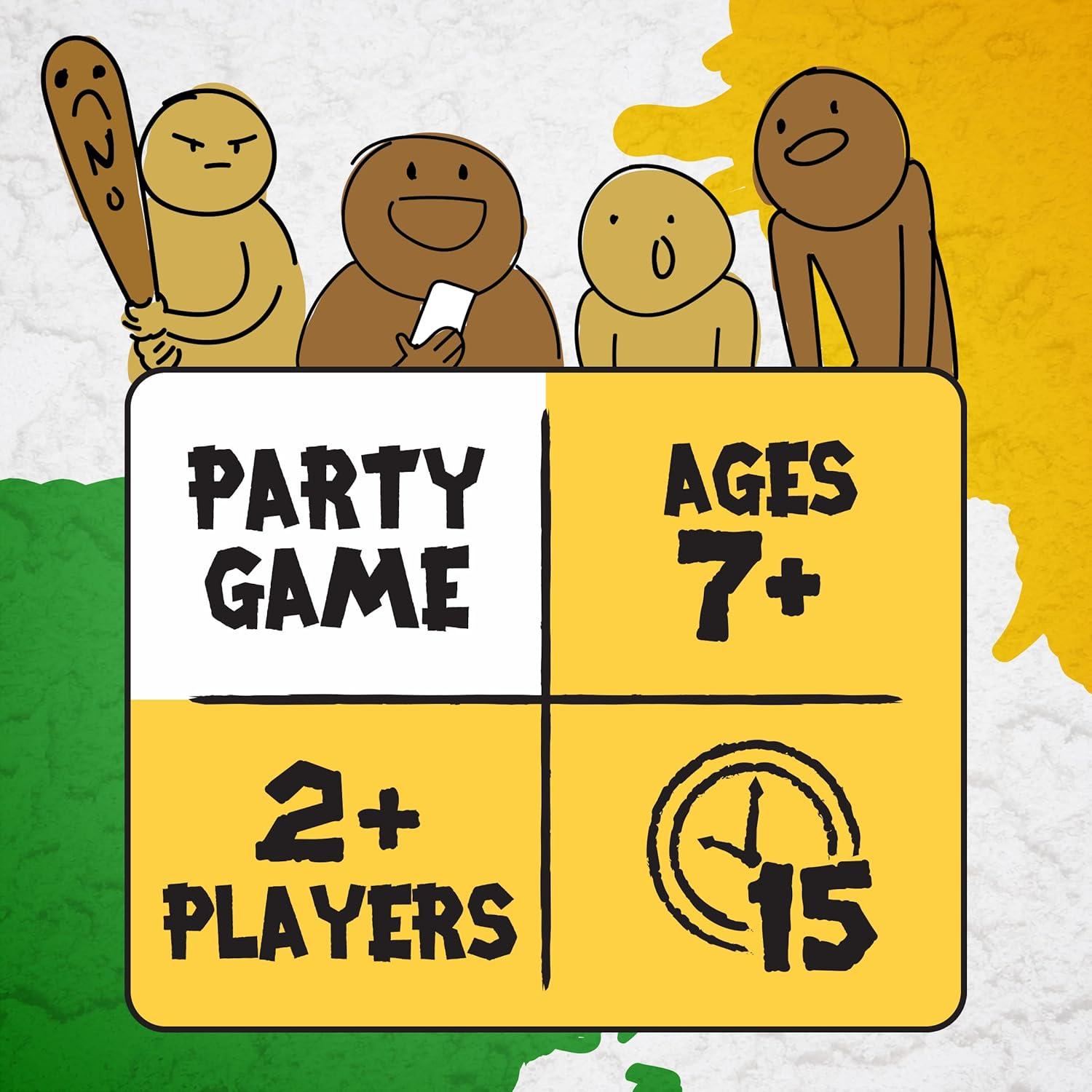 imageExploding Kittens Poetry for Neanderthals 2 Players  Ages 7  15 Minutes to Play  Competitive Word Guessing Game  Party Game Family Game Night Kid and Adult Card GameExpansion Pack