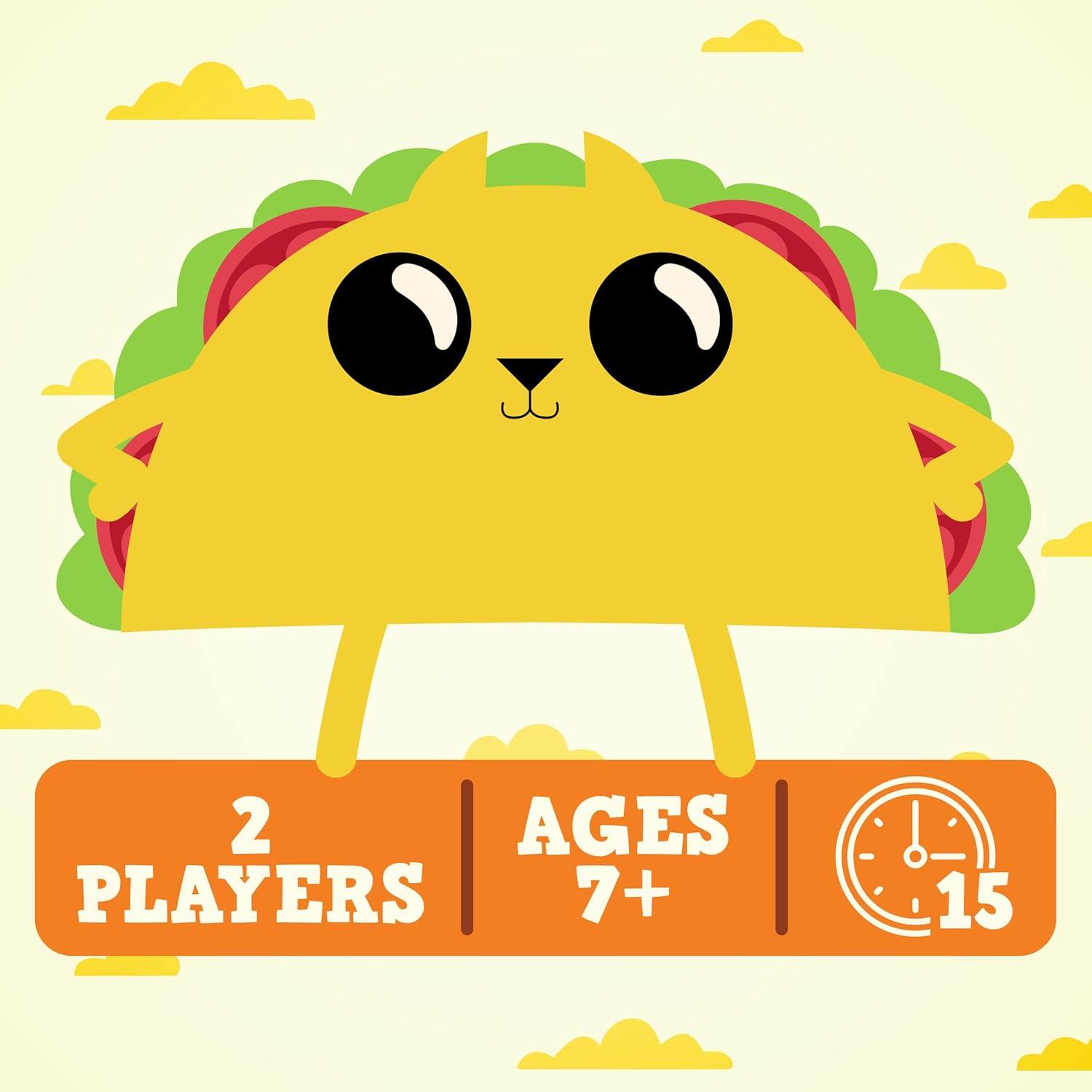 imageExploding Kittens Tacocat Spelled Backwards 2 Players  Ages 7  15 Minutes to Play  Clever Family Board Game  Couples Game Family Game Night Kid and Adult Board GameSmall to Medium
