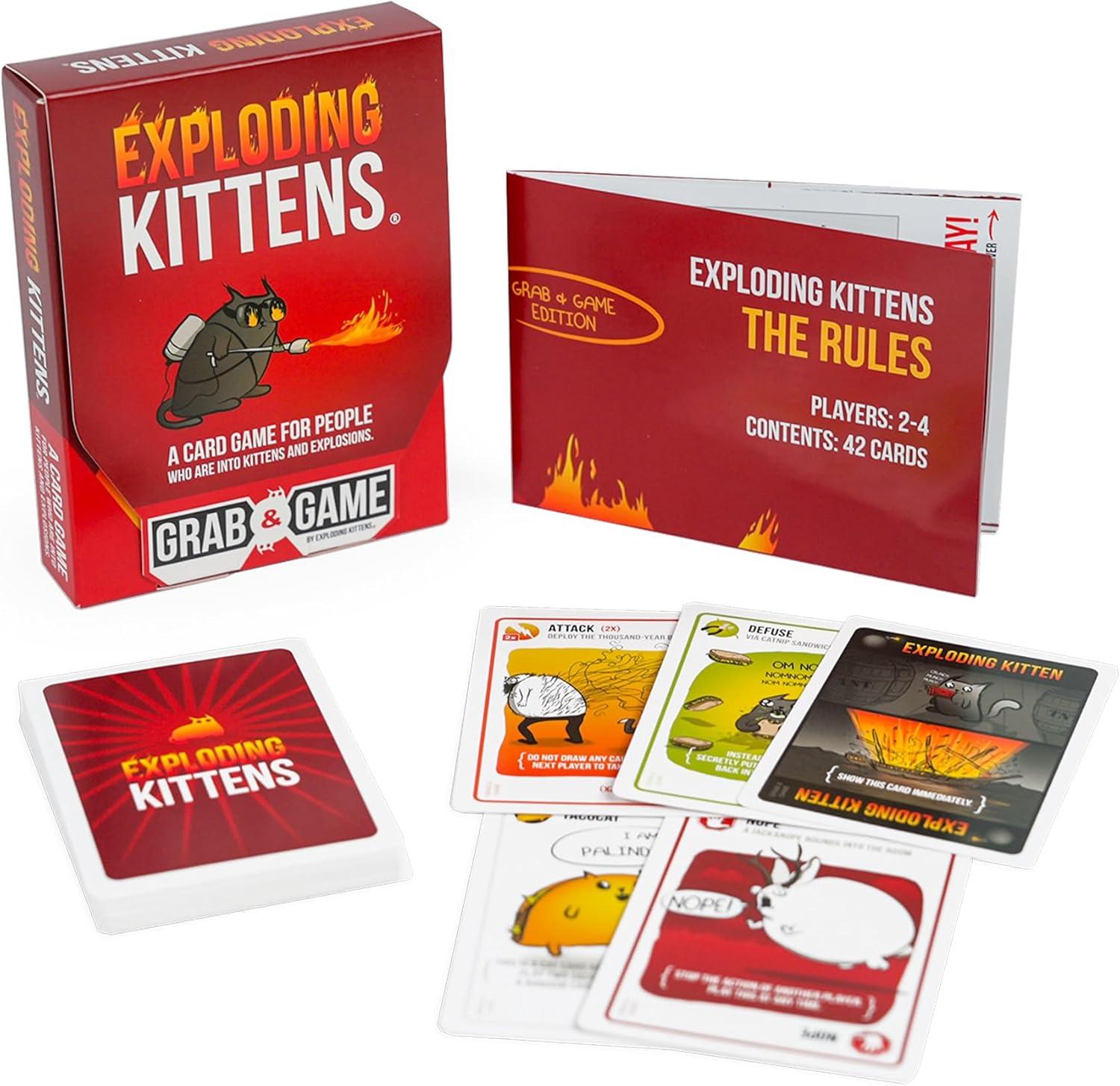 imageExploding Kittens That Escalated Quickly Grab ampamp GameExploding Kittens
