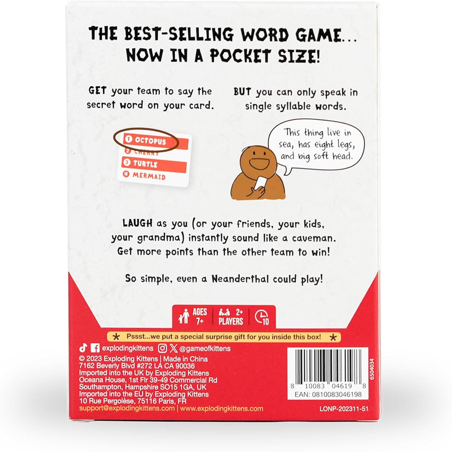 imageExploding Kittens That Escalated Quickly Grab ampamp GamePoetry for Neanderthals