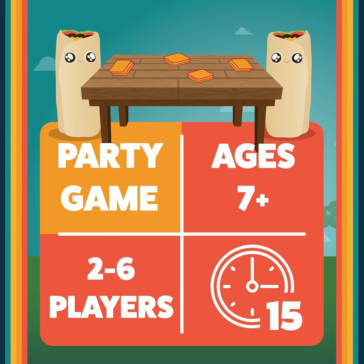 imageExploding Kittens Throw Throw Burrito Extreme Outdoor Edition 26 Players  Ages 7  15 Minutes to Play  Jumbo Dodgeball Card Game  Party Game Family Game Night Kid and Adult Card GameOutdoor Edition