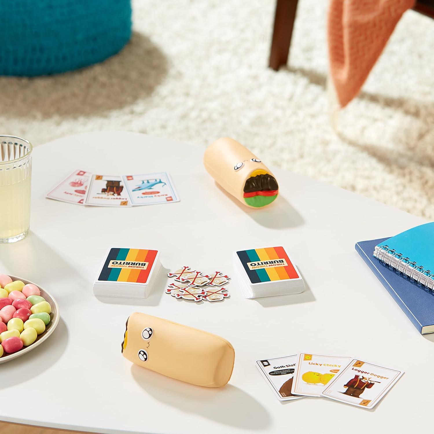 imageExploding Kittens Throw Throw Burrito Extreme Outdoor Edition 26 Players  Ages 7  15 Minutes to Play  Jumbo Dodgeball Card Game  Party Game Family Game Night Kid and Adult Card GameOriginal Edition