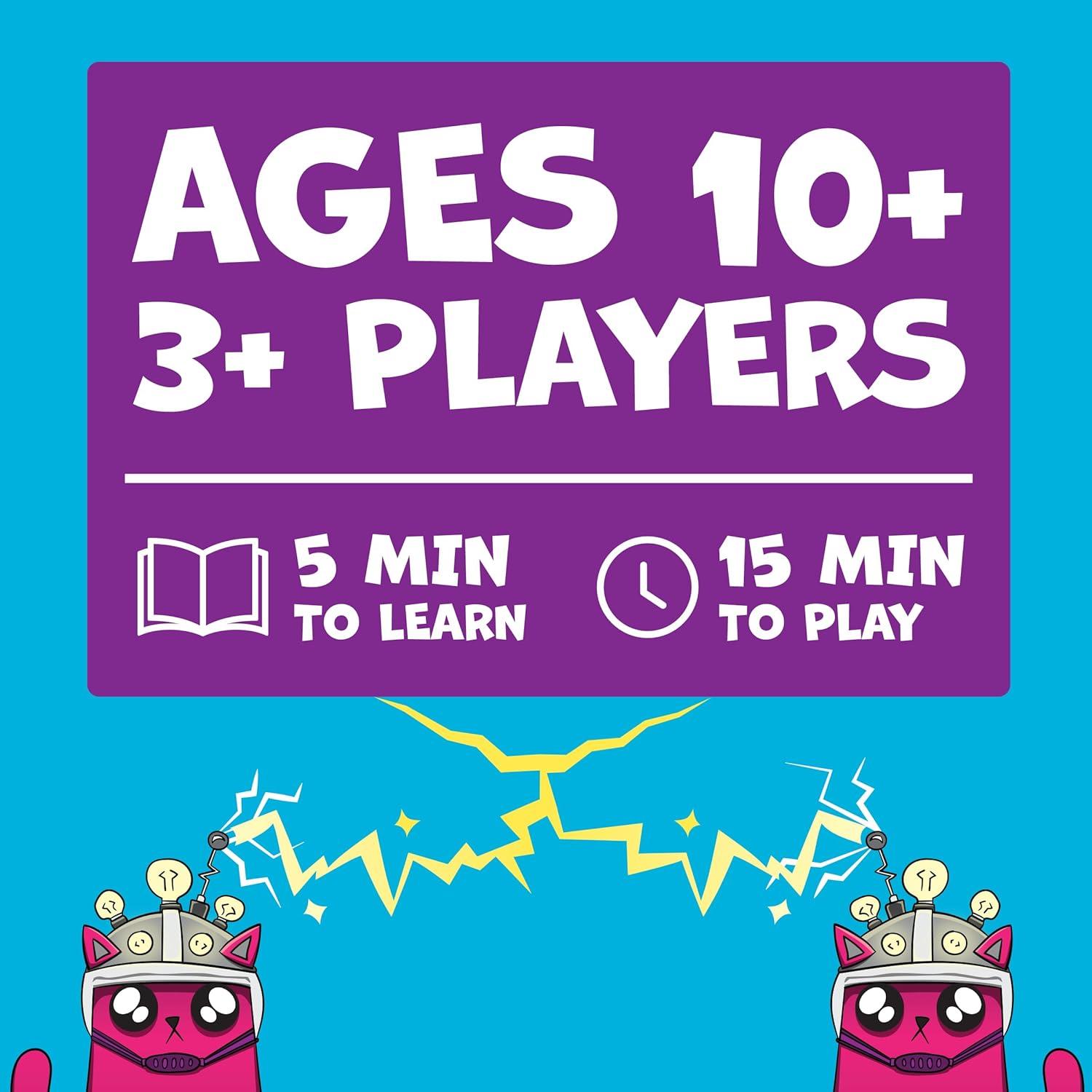 imageExploding Kittens What were You Thinking A Hilarious Guessing Board Game  Party Game for Ages 10 and up  Great for Adults Teens and Kids  3 Players or More
