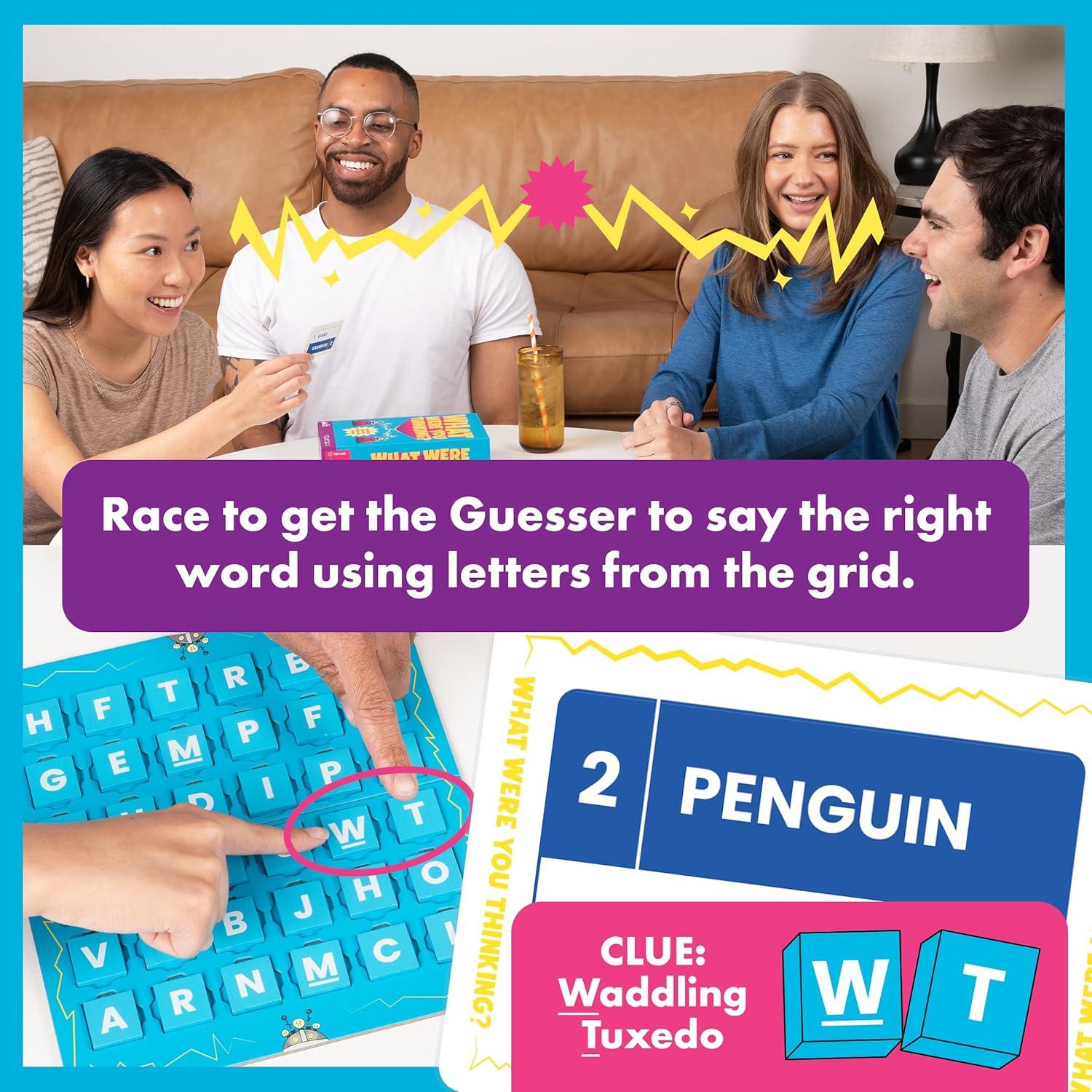 imageExploding Kittens What were You Thinking A Hilarious Guessing Board Game  Party Game for Ages 10 and up  Great for Adults Teens and Kids  3 Players or More