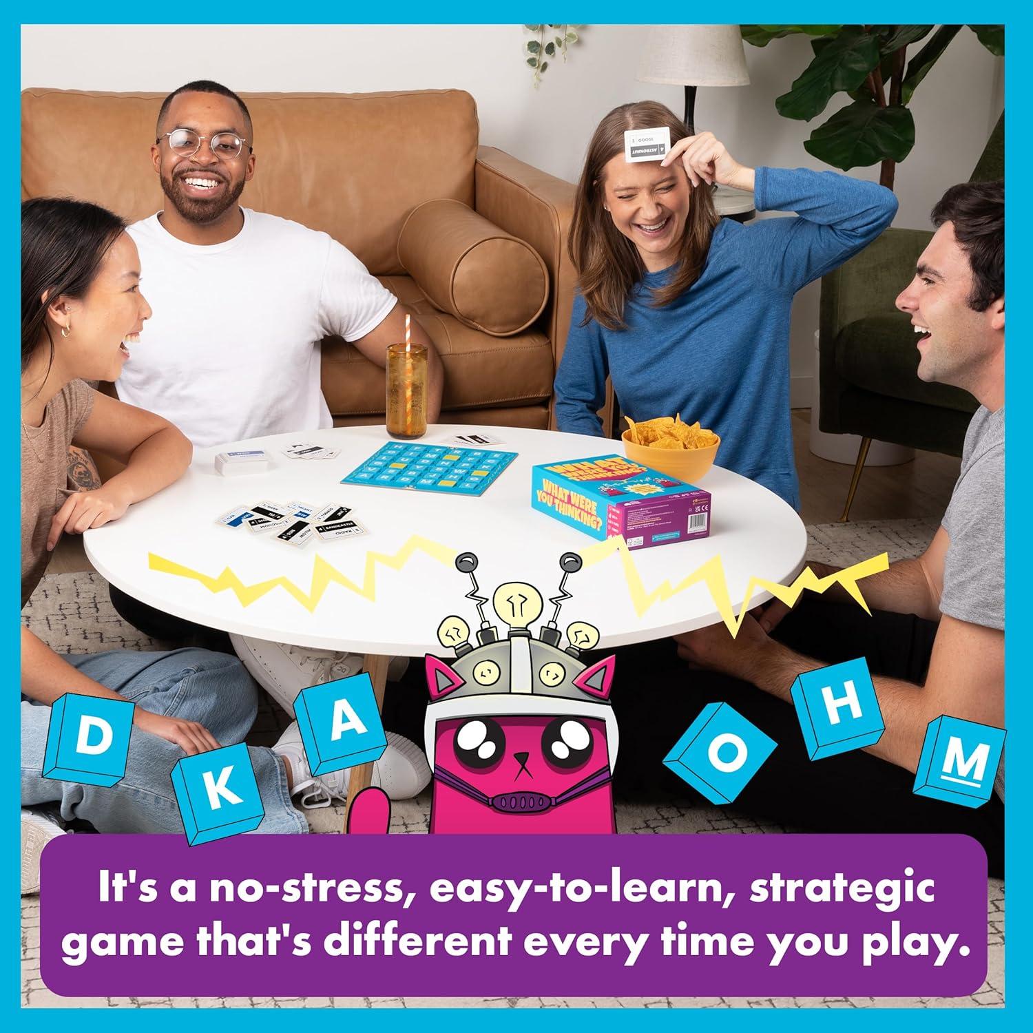imageExploding Kittens What were You Thinking A Hilarious Guessing Board Game  Party Game for Ages 10 and up  Great for Adults Teens and Kids  3 Players or More