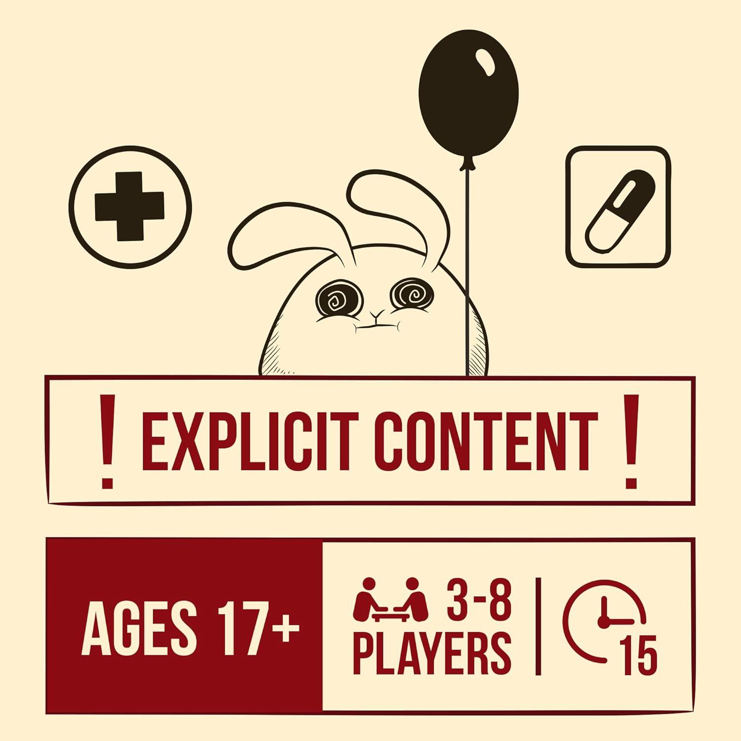 imageHorrible Therapist Extra Horrible Edition by Exploding Kittens  A Card Game for 38 Players Ages 17  Adult Party Game for Family NightBase Edition