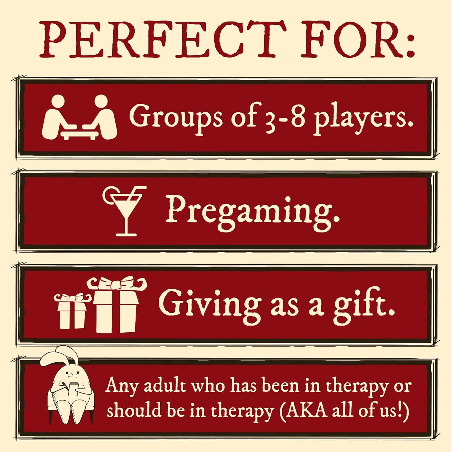 imageHorrible Therapist Extra Horrible Edition by Exploding Kittens  A Card Game for 38 Players Ages 17  Adult Party Game for Family NightBase Edition
