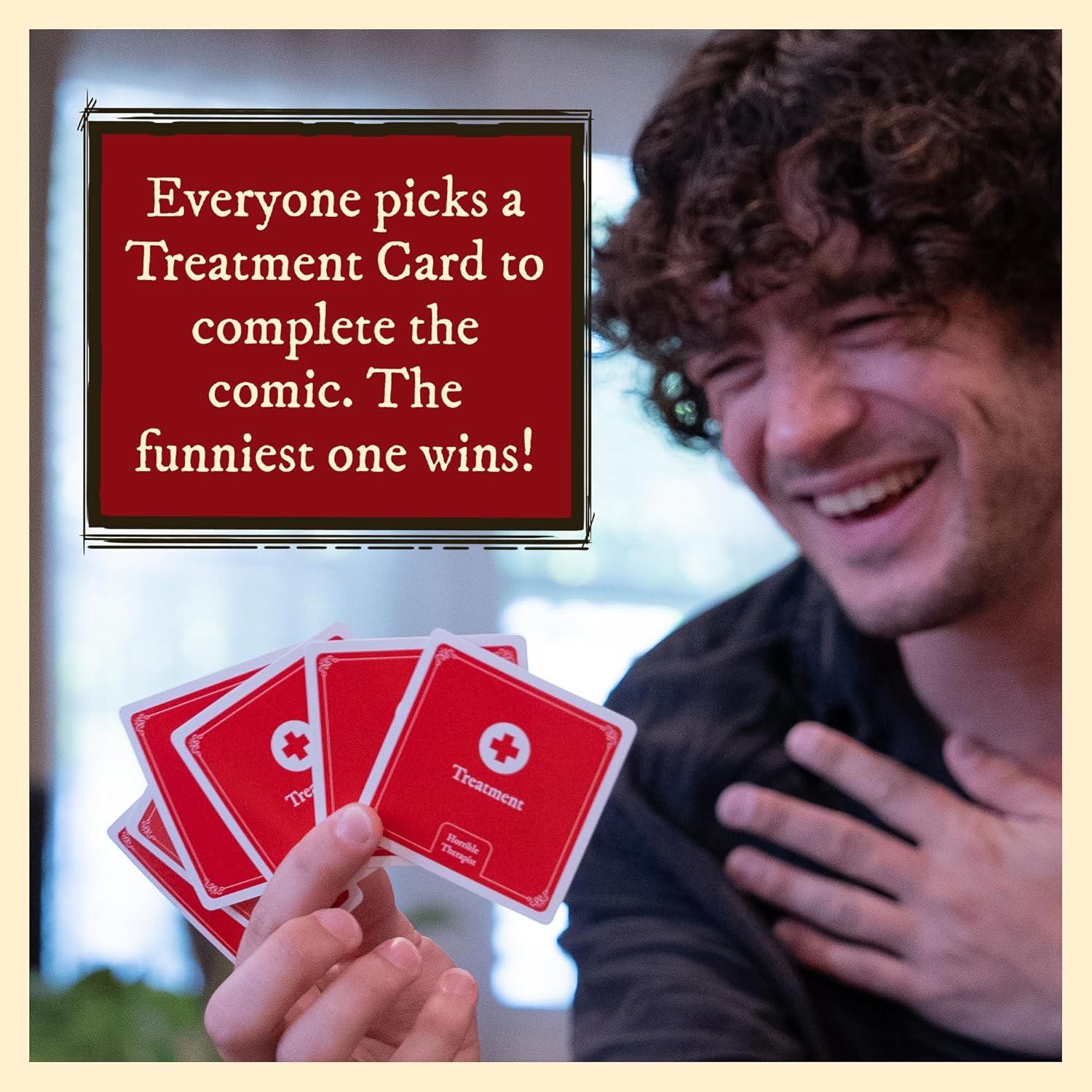 imageHorrible Therapist Extra Horrible Edition by Exploding Kittens  A Card Game for 38 Players Ages 17  Adult Party Game for Family NightExtra Horrible Edition