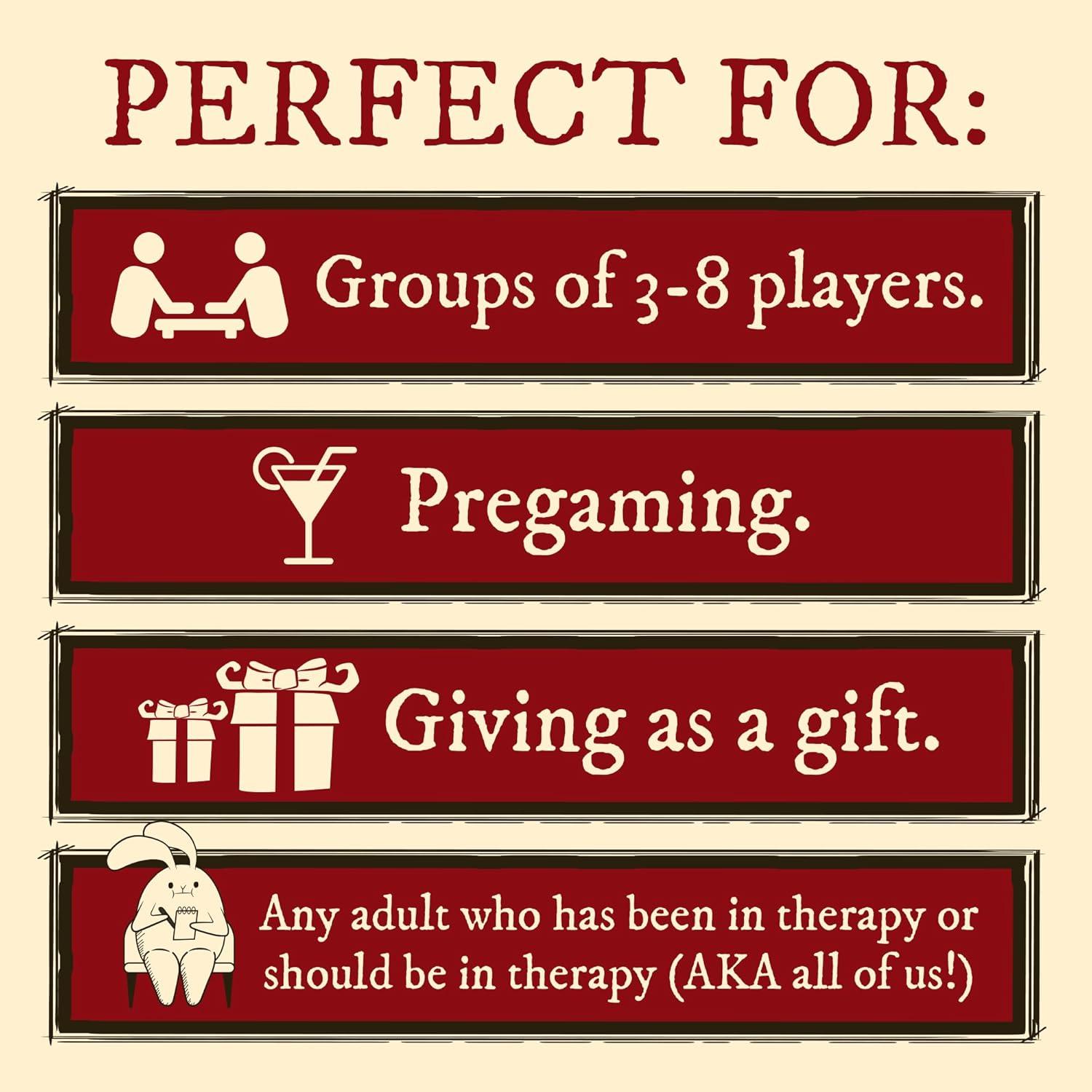 imageHorrible Therapist Extra Horrible Edition by Exploding Kittens  A Card Game for 38 Players Ages 17  Adult Party Game for Family NightExtra Horrible Edition