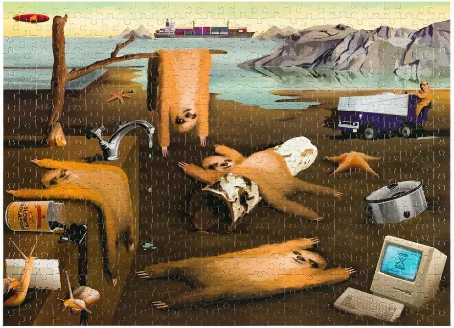 imageSlothness of Memory Jigsaw Puzzle by Exploding Kittens  1000 Pieces Jigsaw Puzzle for Adults Teens and Kids  Sloth Puzzle Funny Puzzle Art Puzzle