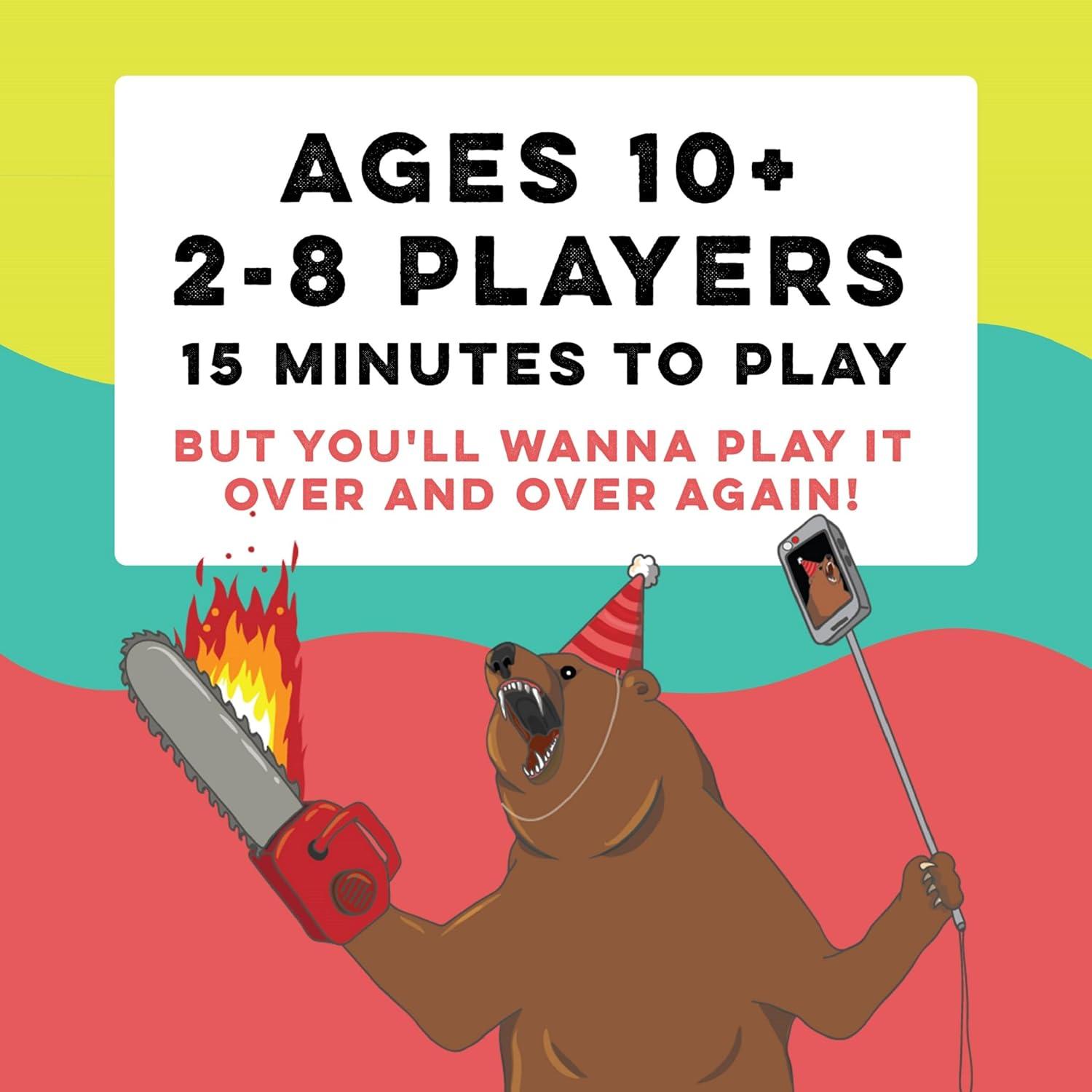 imageThat Escalated Quickly by Exploding Kittens 28 Players  Ages 10  15 Minutes to Play  Hilarious Cooperative Card Game for Family Game Night Party Adult and Teen
