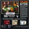 imageCat in The Mirror Jigsaw Puzzle by Exploding Kittens  1000 Pieces Ideal for Adults Teens and Kids  A Funny and Artistic CatThemed PuzzleCats Playing Craps  500 Piece