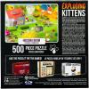 imageCat in The Mirror Jigsaw Puzzle by Exploding Kittens  1000 Pieces Ideal for Adults Teens and Kids  A Funny and Artistic CatThemed PuzzleHousing Boom  500 Piece