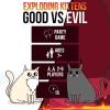 imageExploding Kittens Original Edition in Collectible Tin  Fun ampamp Hilarious Card Game for Kids and Adults Ideal for Party Family Game Night and Party 56 Cards IncludedGood vs Evil