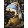 imagePug with a Pearl Earring Jigsaw Puzzle by Exploding Kittens  500 Pieces Jigsaw Puzzle for Adults Teens and Kids  Dog Puzzle Funny Puzzle Art Puzzle