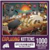 imageSpicy Scream Jigsaw Puzzle by Exploding Kittens  500 Pieces Ideal for Adults Teens and Kids  A Funny and Artistic CatThemed PuzzleCats Playing Chess  1000 Piece