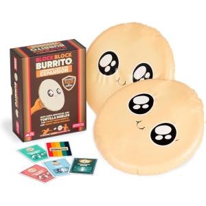 imageExploding Kittens Block Block Burrito Expansion Pack 26 Players  Ages 7  15 Minutes to Play  Original Game Required Inflatable Shields  Party ampamp Family Card Games for Kid ampamp Adults