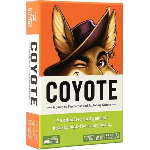 imageExploding Kittens Coyote Created by Tim Ferriss Special Edition Large Box Includes 6 Unique Action Cards a Challenge Party for 38 Players Ages 10 and Up Great for Family Night