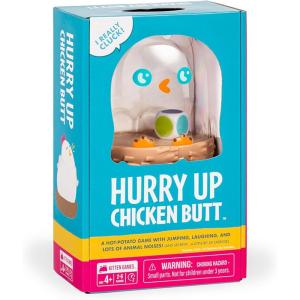 imageExploding Kittens Hurry Up Chicken Butt 26 Players  Ages 4  2 Minutes to Play  Hot Potato Style Card Game  Fun Card Game Family Game Night Creative Kids GameHurry Up Chicken Butt