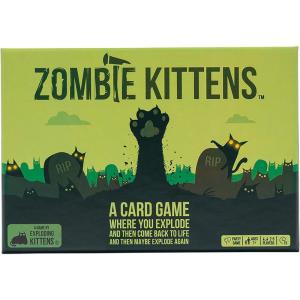 imageExploding Kittens Original Edition in Collectible Tin  Fun ampamp Hilarious Card Game for Kids and Adults Ideal for Party Family Game Night and Party 56 Cards IncludedZombie Kittens