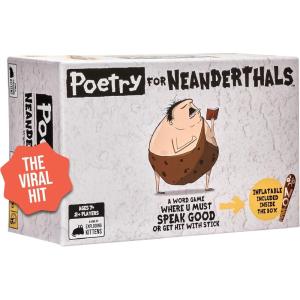 imageExploding Kittens Poetry for Neanderthals 2 Players  Ages 7  15 Minutes to Play  Competitive Word Guessing Game  Party Game Family Game Night Kid and Adult Card GamePoetry for Neanderthals