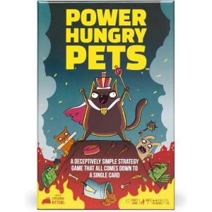 imageExploding Kittens Power Hungry Pets 26 Players  Ages 7  15 Minutes to Play  Strategic and Simple Card Game  Party Game Family Game Night Kid and Adult Card Game