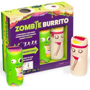 imageExploding Kittens Throw Throw Burrito Extreme Outdoor Edition 26 Players  Ages 7  15 Minutes to Play  Jumbo Dodgeball Card Game  Party Game Family Game Night Kid and Adult Card GameZombie Burrito