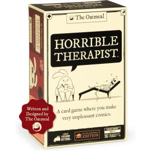 imageHorrible Therapist Extra Horrible Edition by Exploding Kittens  A Card Game for 38 Players Ages 17  Adult Party Game for Family NightExtra Horrible Edition