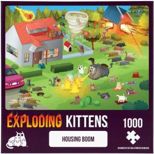 imageHousing Bloom Jigsaw Puzzle by Exploding Kittens  1000 Pieces Jigsaw Puzzle for Adults Teens and Kids  Cat Puzzle Funny Puzzle Art Puzzle