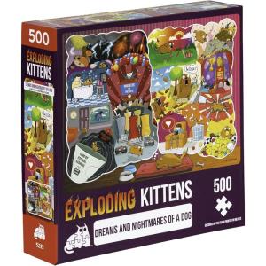 imageThe Dreams ampamp Nightmares of a Dog Jigsaw Puzzle by Exploding Kittens  500 Pieces Jigsaw Puzzle for Adults Teens and Kids  Dog Puzzle Funny Puzzle Art Puzzle