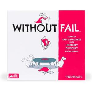 imageWithout Fail by Exploding Kittens  2 Players  Ages 10  20 Minutes to Play  A Game of Easy Challenges Made Difficult Perfect for Couples Date Night and Teen or Adult