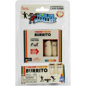 imageWorlds Smallest Throw Throw Burrito A Dodgeball Card Game in Miniature Size  Family Card Games for Adults Teens ampamp Kids  Travel Game  for Ages 8 and up