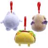 imageJust Toys Exploding Kittens 3 Plush Backpack Hanger  Officially Licensed Soft Fall 2024 Hazel Series BlindBox Keychain Plush for Kids ampamp Fans