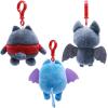 imageJust Toys Exploding Kittens 3 Plush Backpack Hanger  Officially Licensed Soft Fall 2024 Hazel Series BlindBox Keychain Plush for Kids ampamp Fans