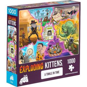 imageCats Playing Craps Jigsaw Puzzle by Exploding Kittens  500 Pieces Ideal for Adults Teens and Kids  A Funny and Artistic CatThemed PuzzlePUZZLE  A Tinkle in Time 1000