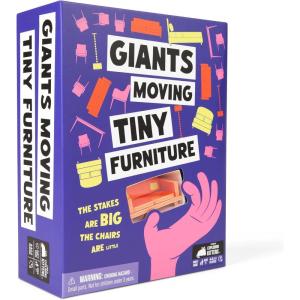 imageExploding Kittens Presents Giants Moving Tiny Furniture  The High Stakes Party Game for Teams  Family Game  38 Players Ages 7  Great for Adults Teens Kids